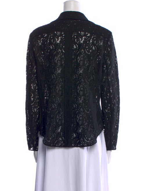 Chloé Printed Long Sleeve Button-Up Top