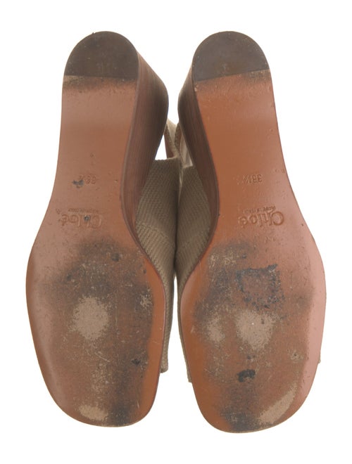 Chloé Canvas Gladiator Sandals