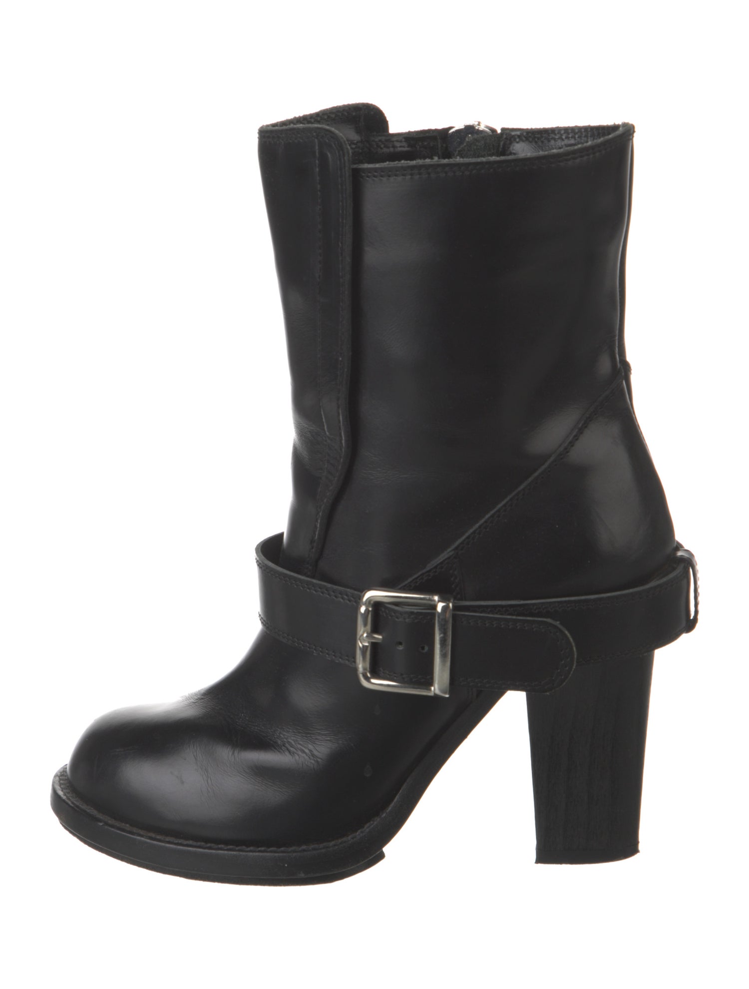 Chloé Leather Moto Boots
