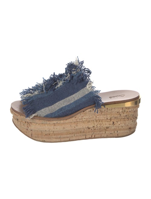 Chloé Raw-Edge Trim Slides