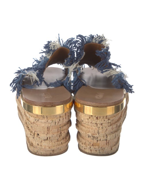 Chloé Raw-Edge Trim Slides