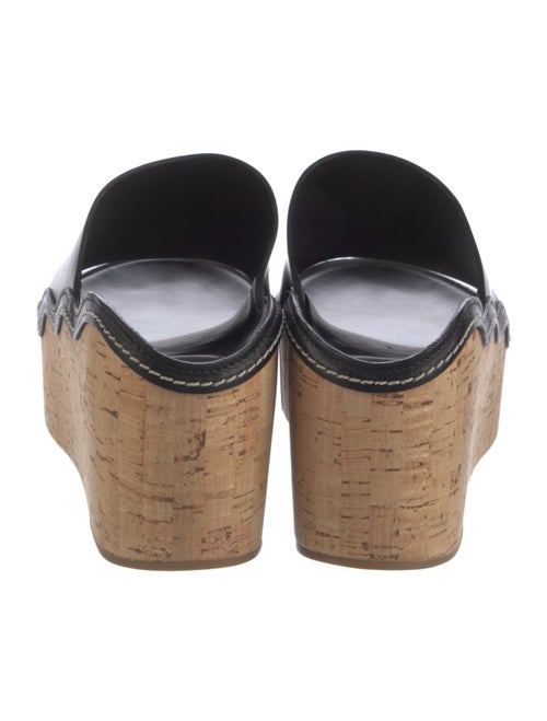 Chloé Leather Scalloped Accent Slides