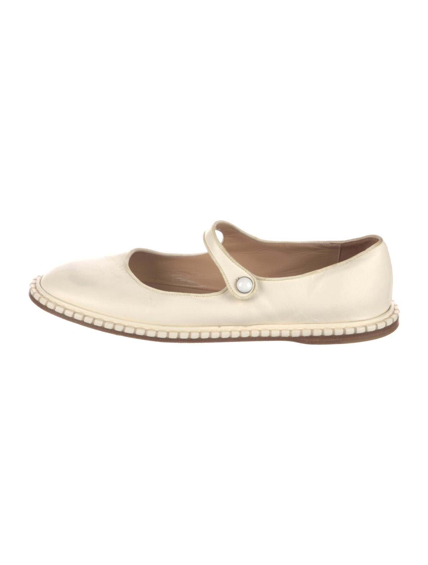Chloé Leather Mary Jane Flats