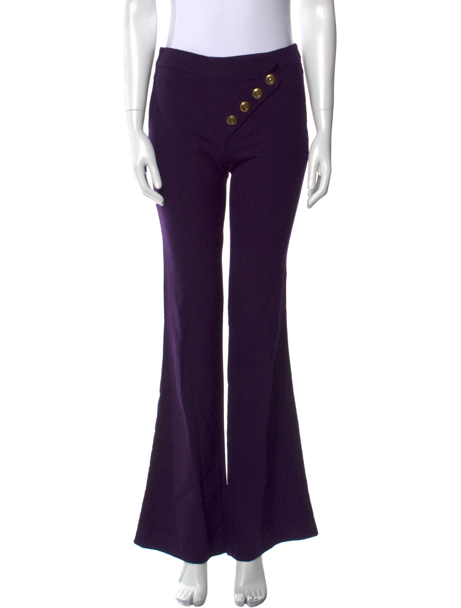 Chloé Virgin Wool Wide Leg Pants