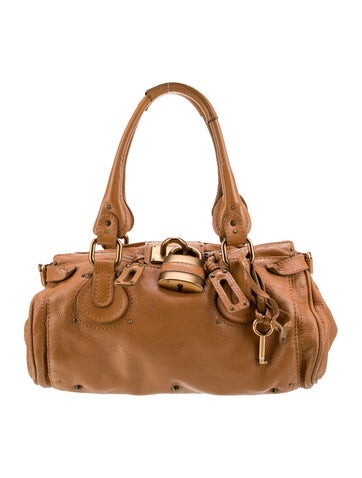 Chloé Hobos Leather Paddington Vintage