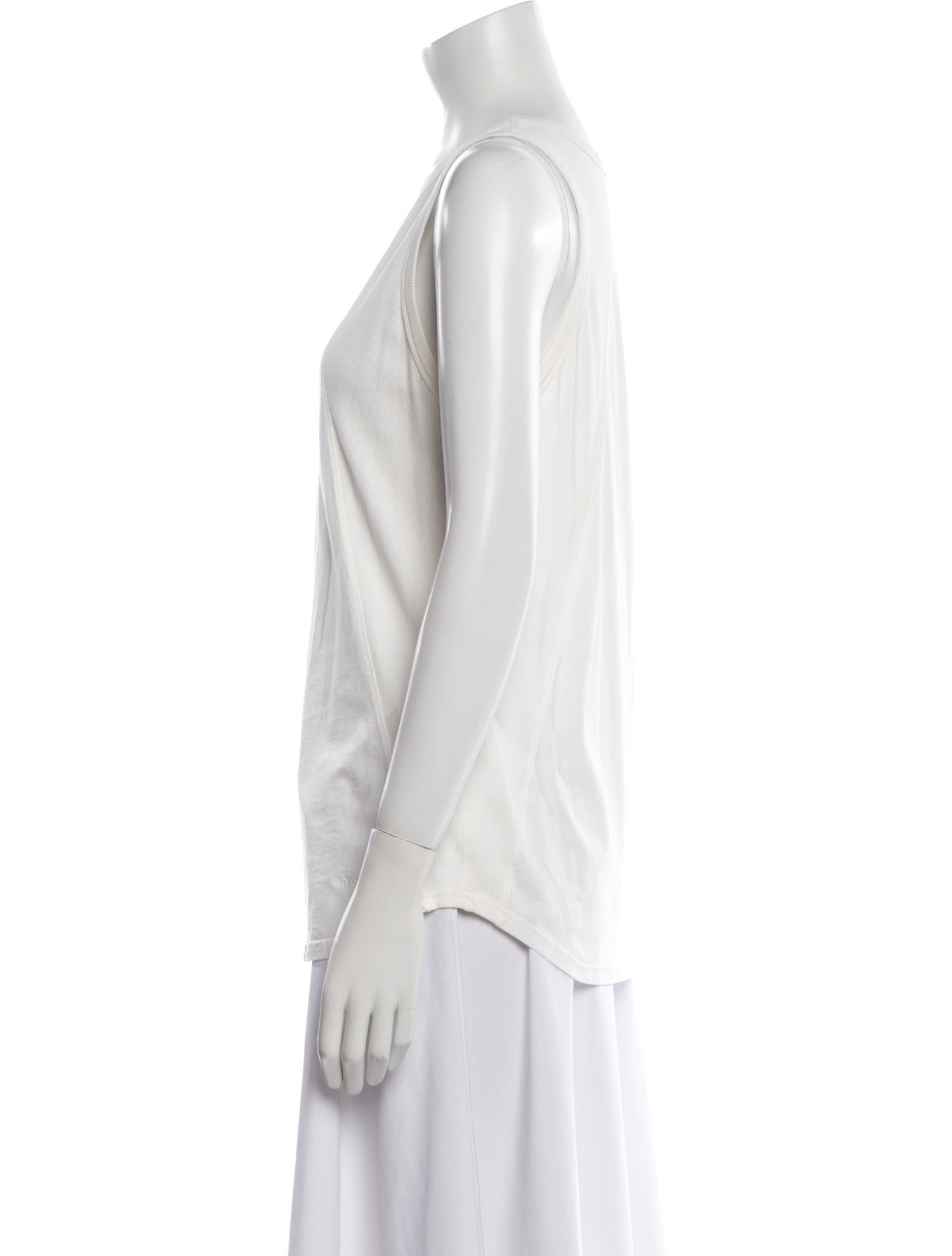 Chloé Scoop Neck Sleeveless Top