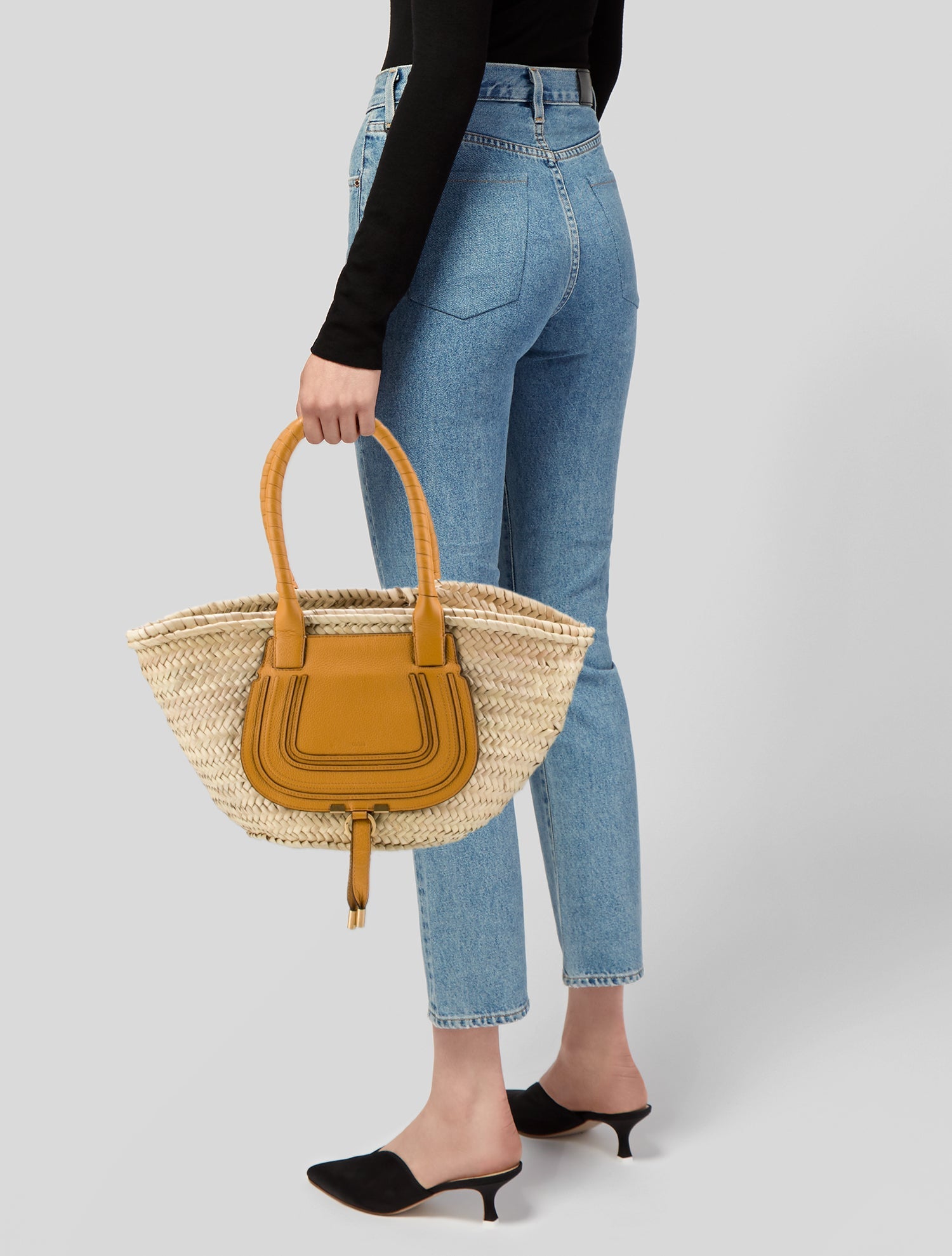 Chloé Straw Shoulder Bag