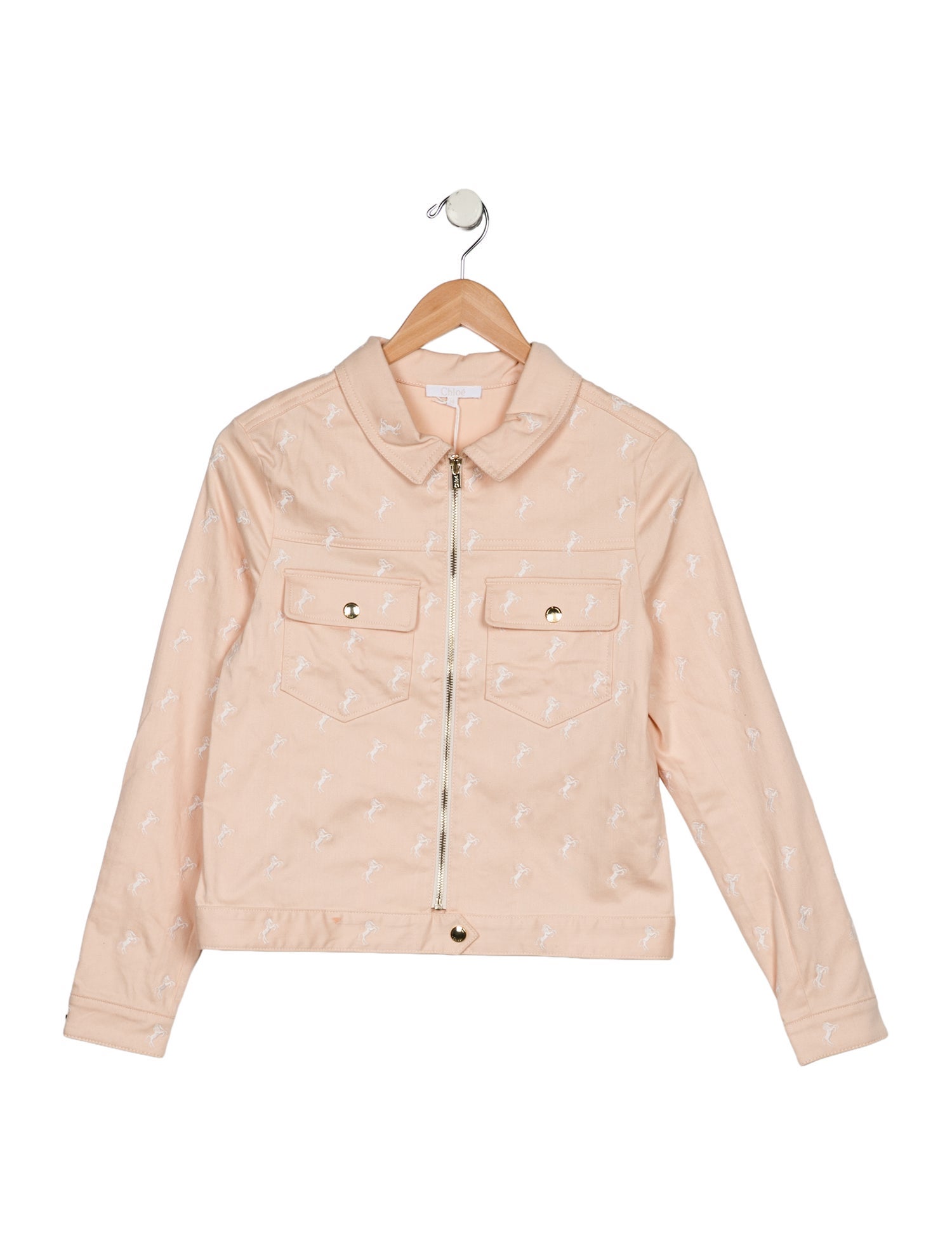 Chloé Printed Denim Jacket