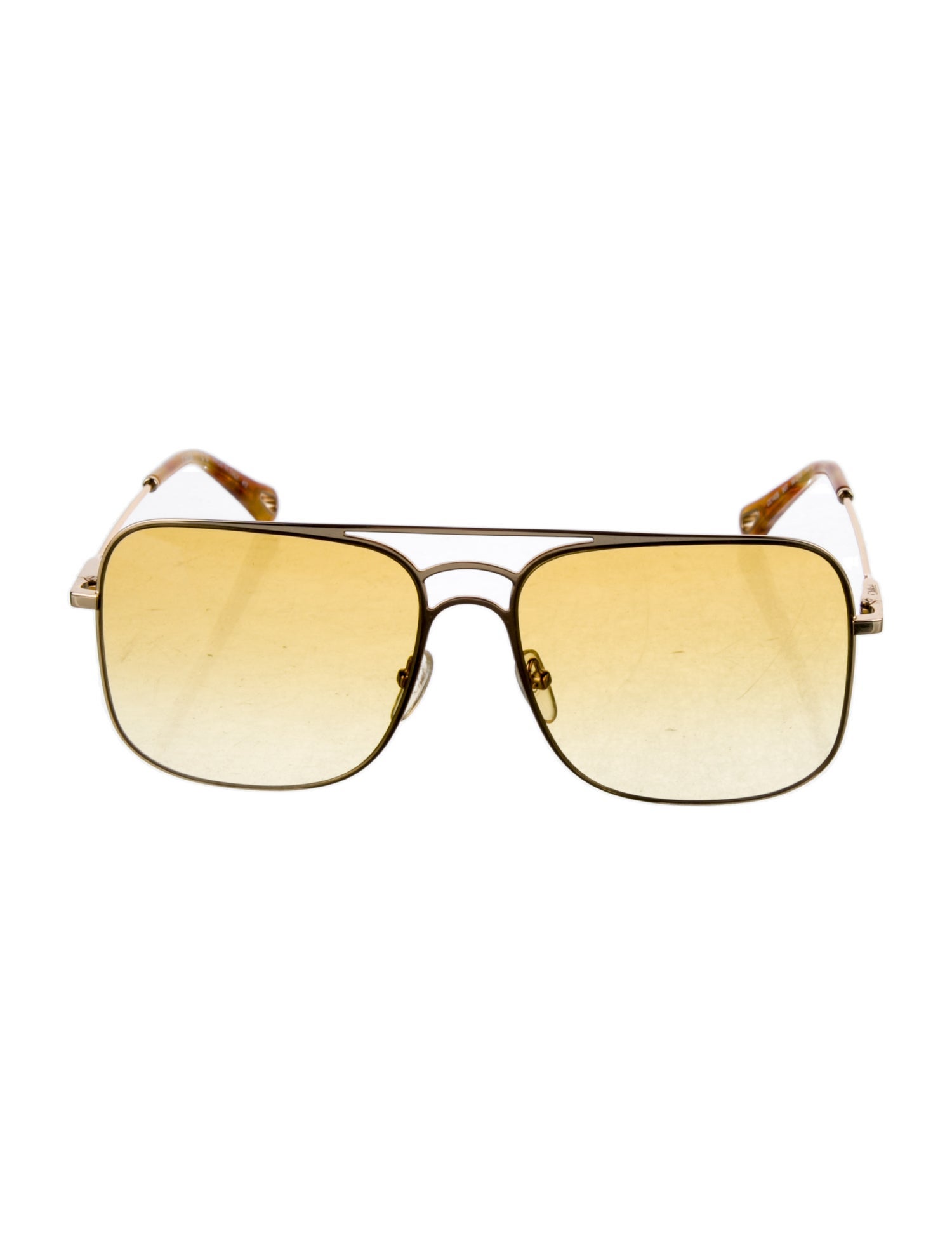 Chloé Aviator Gradient Sunglasses