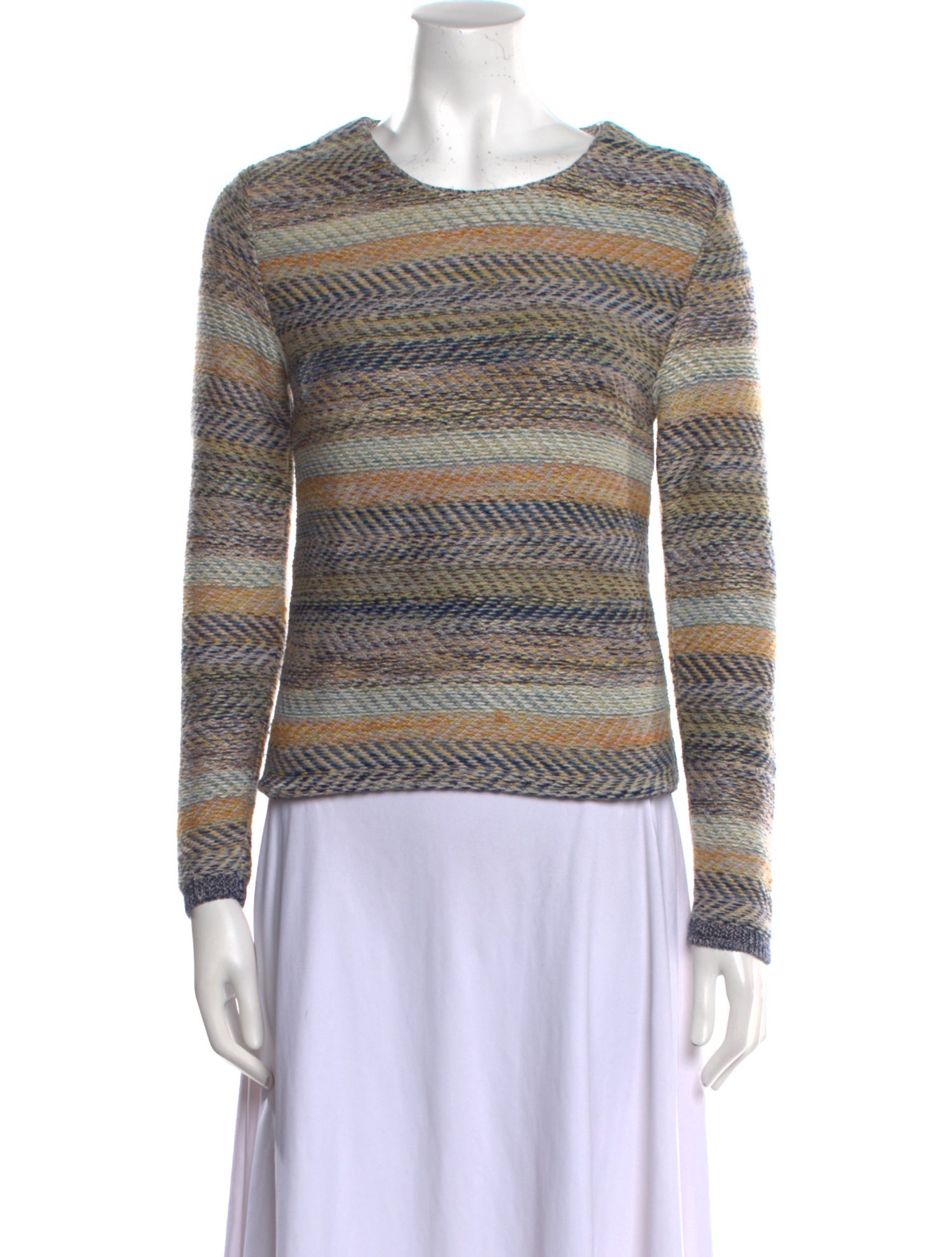 Chloé Virgin Wool Striped Sweater