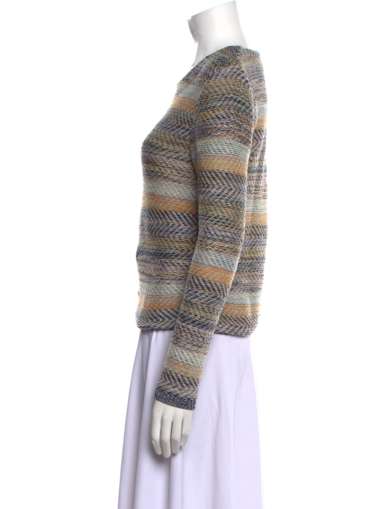 Chloé Virgin Wool Striped Sweater