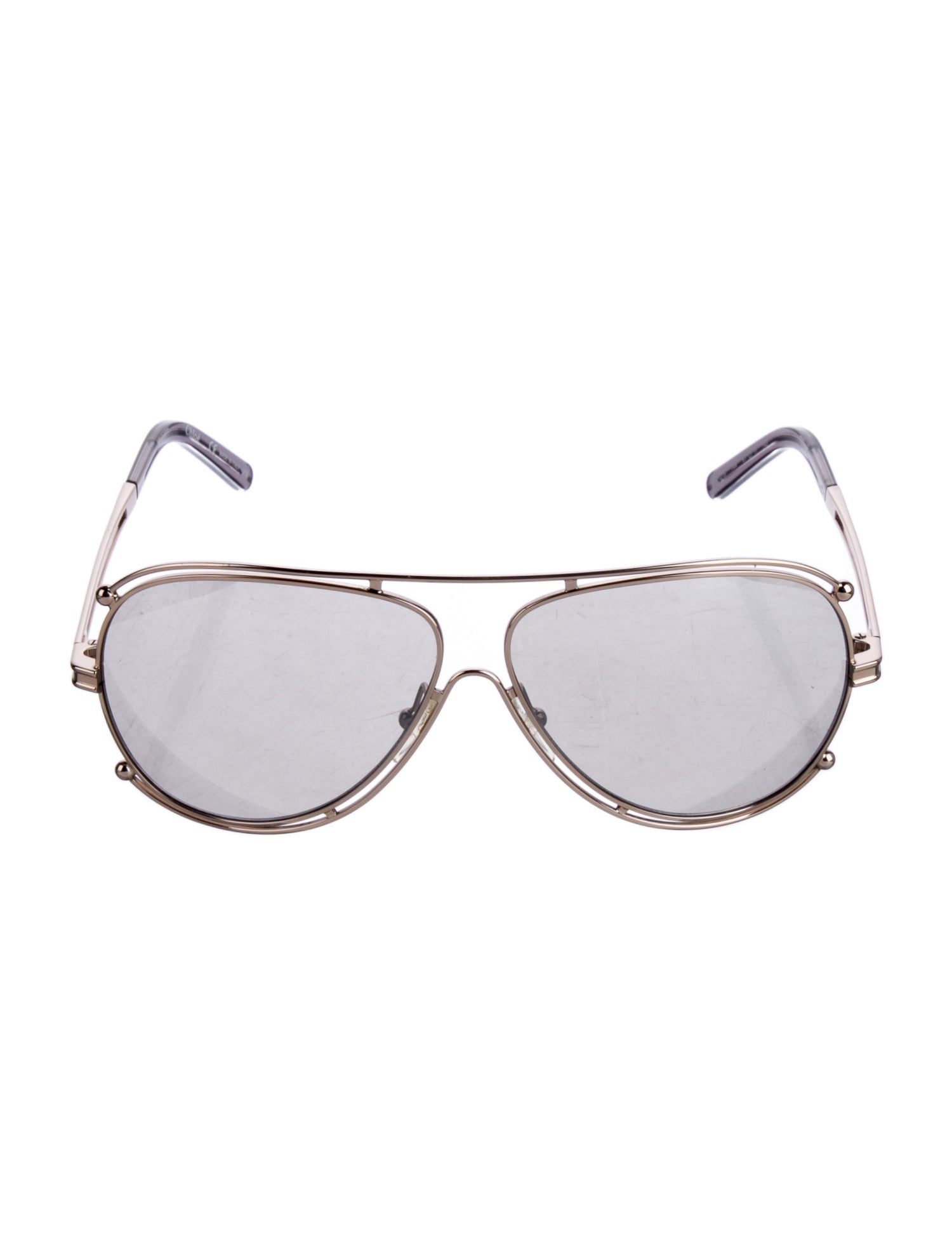 Chloé Aviator Tinted Sunglasses