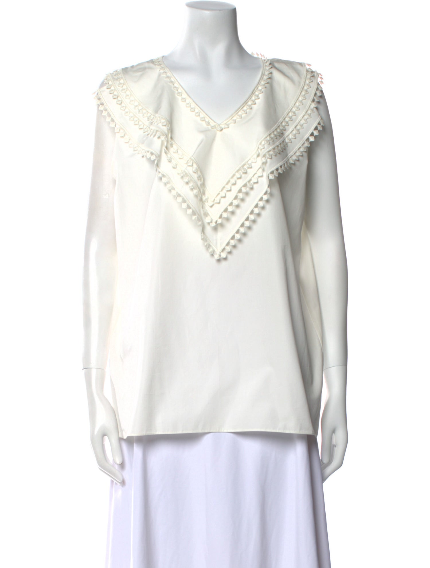 Chloé V-Neck Sleeveless Top