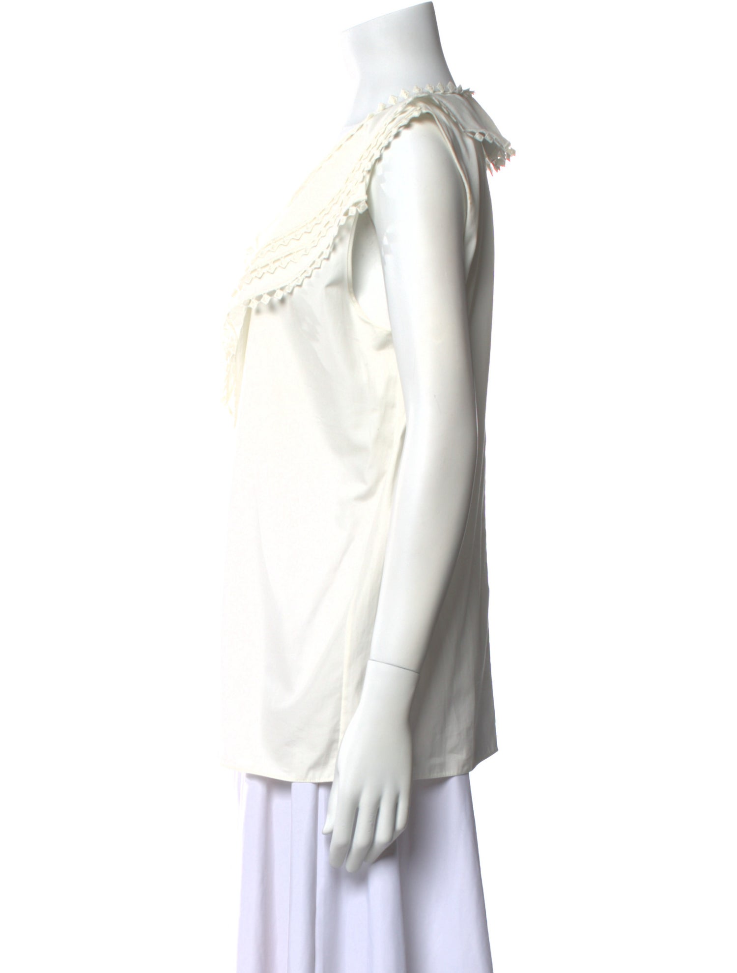 Chloé V-Neck Sleeveless Top