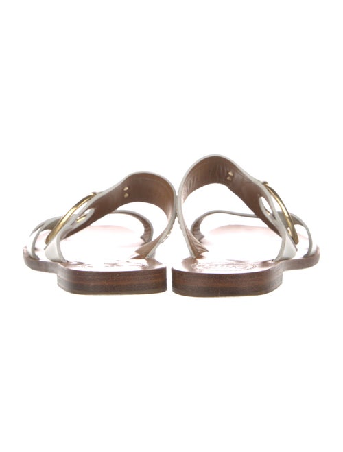 Chloé Leather Studded Accents Slides