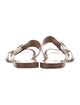 Chloé Leather Studded Accents Slides