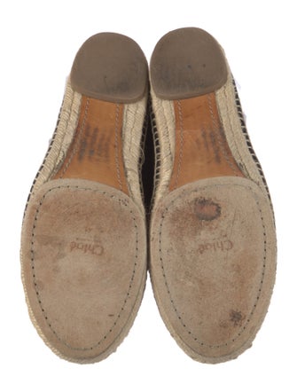 Chloé Suede Scalloped Accent Espadrilles