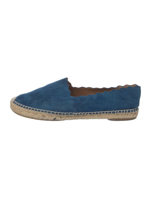 Chloé Suede Colorblock Pattern Espadrilles