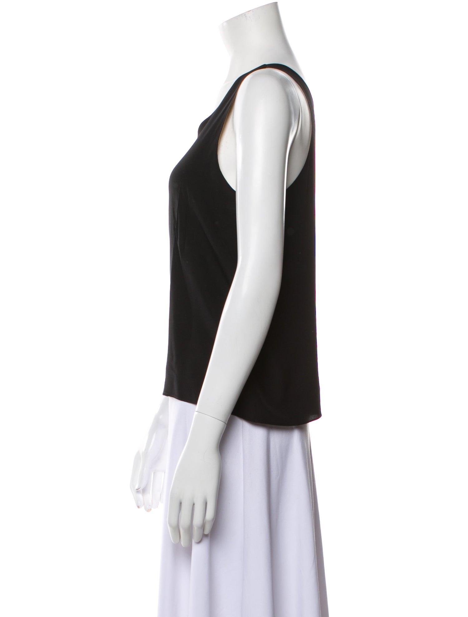 Chloé Silk Scoop Neck Top