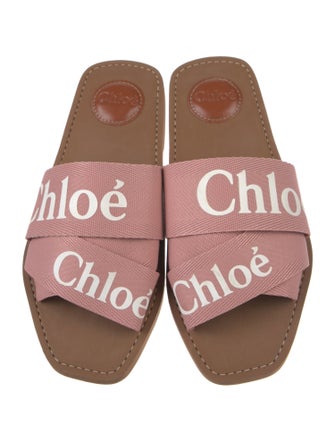 Chloé Canvas Printed Slides