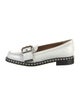 Chloé Leather Studded Accents Loafers