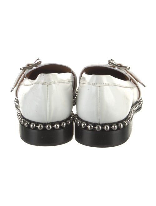 Chloé Leather Studded Accents Loafers