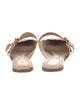 Chloé Leather Scalloped Accent Slides