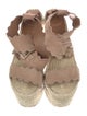 Chloé Suede Scalloped Accent Espadrilles