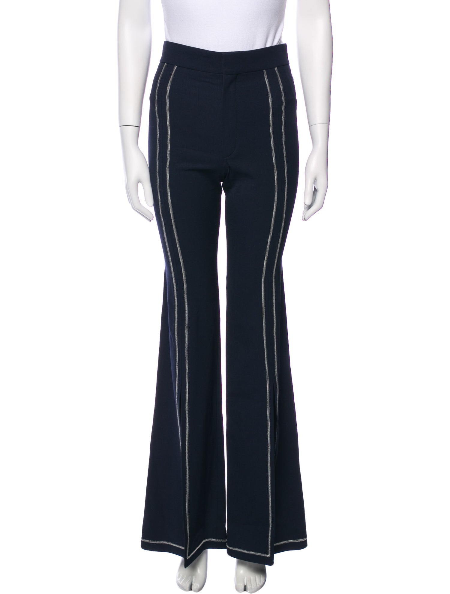 Chloé Virgin Wool Wide Leg Pants