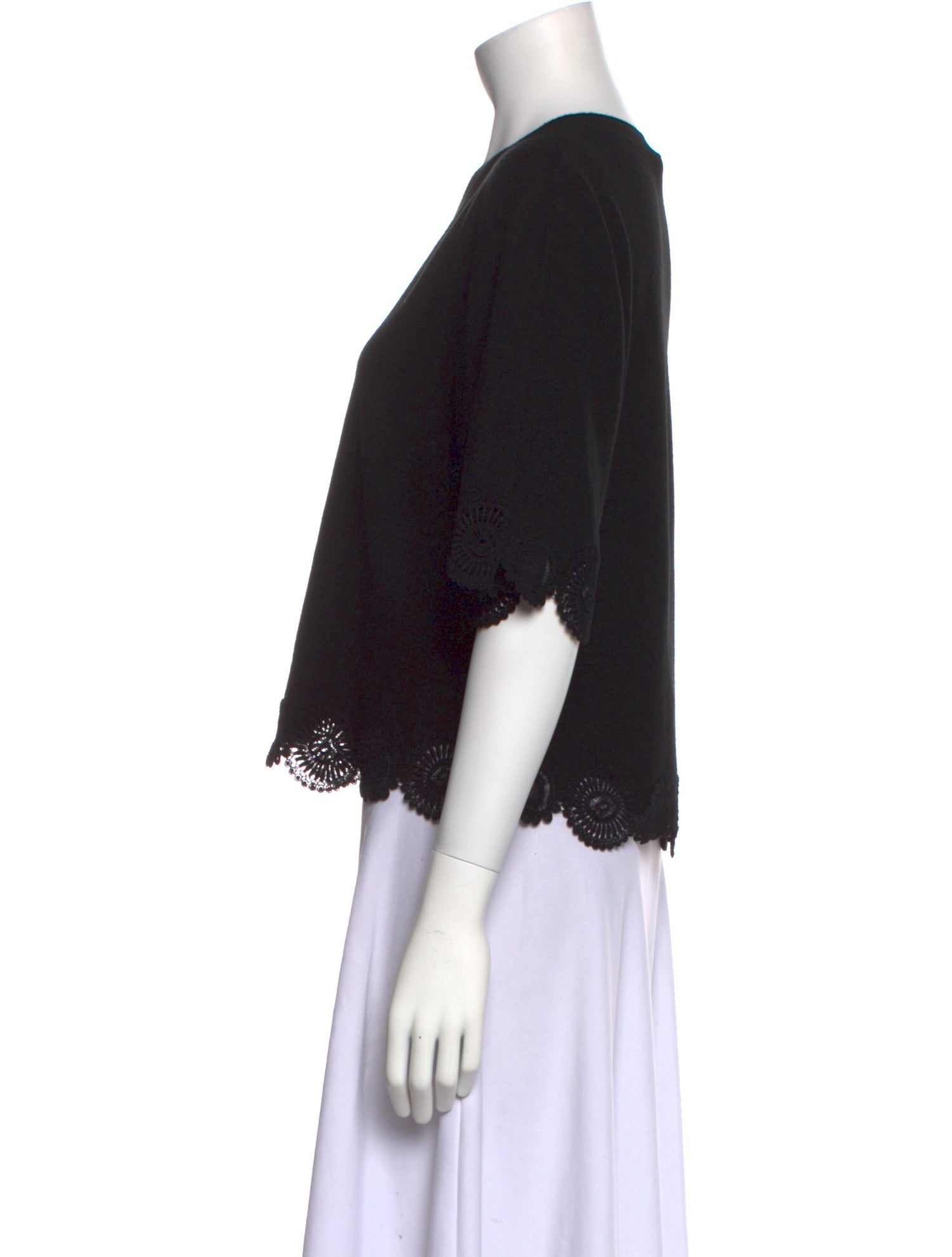 Chloé Virgin Wool V-Neck Sweater