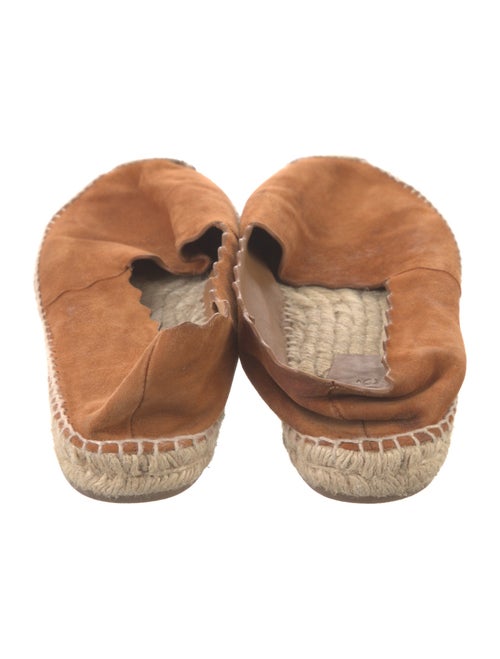 Chloé Suede Scalloped Accent Espadrilles