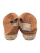 Chloé Suede Scalloped Accent Espadrilles