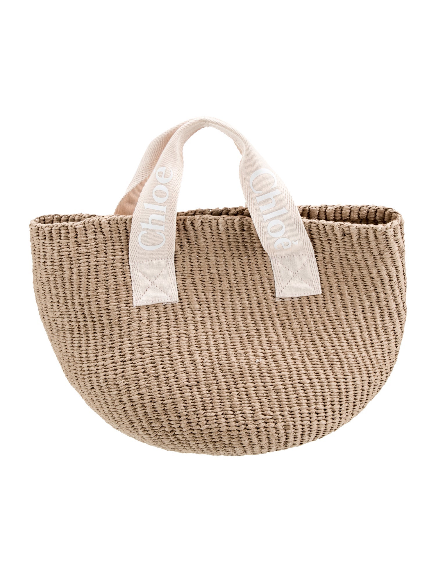 Chloé Raffia Top Handle Bag
