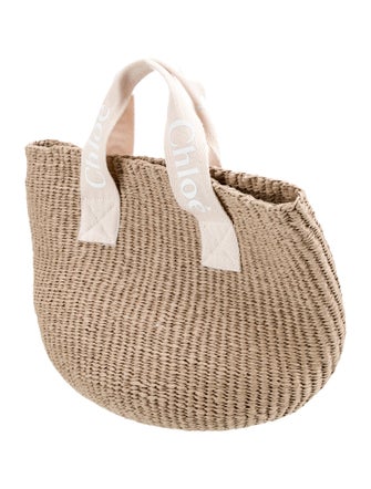 Chloé Raffia Top Handle Bag