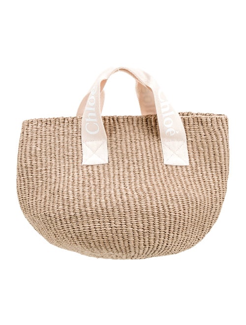 Chloé Raffia Top Handle Bag