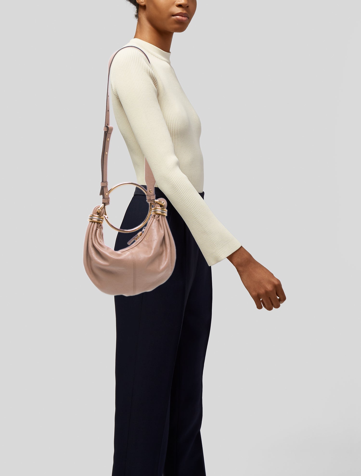 Chloé Leather Bracelet Hobo Small w/ Tags