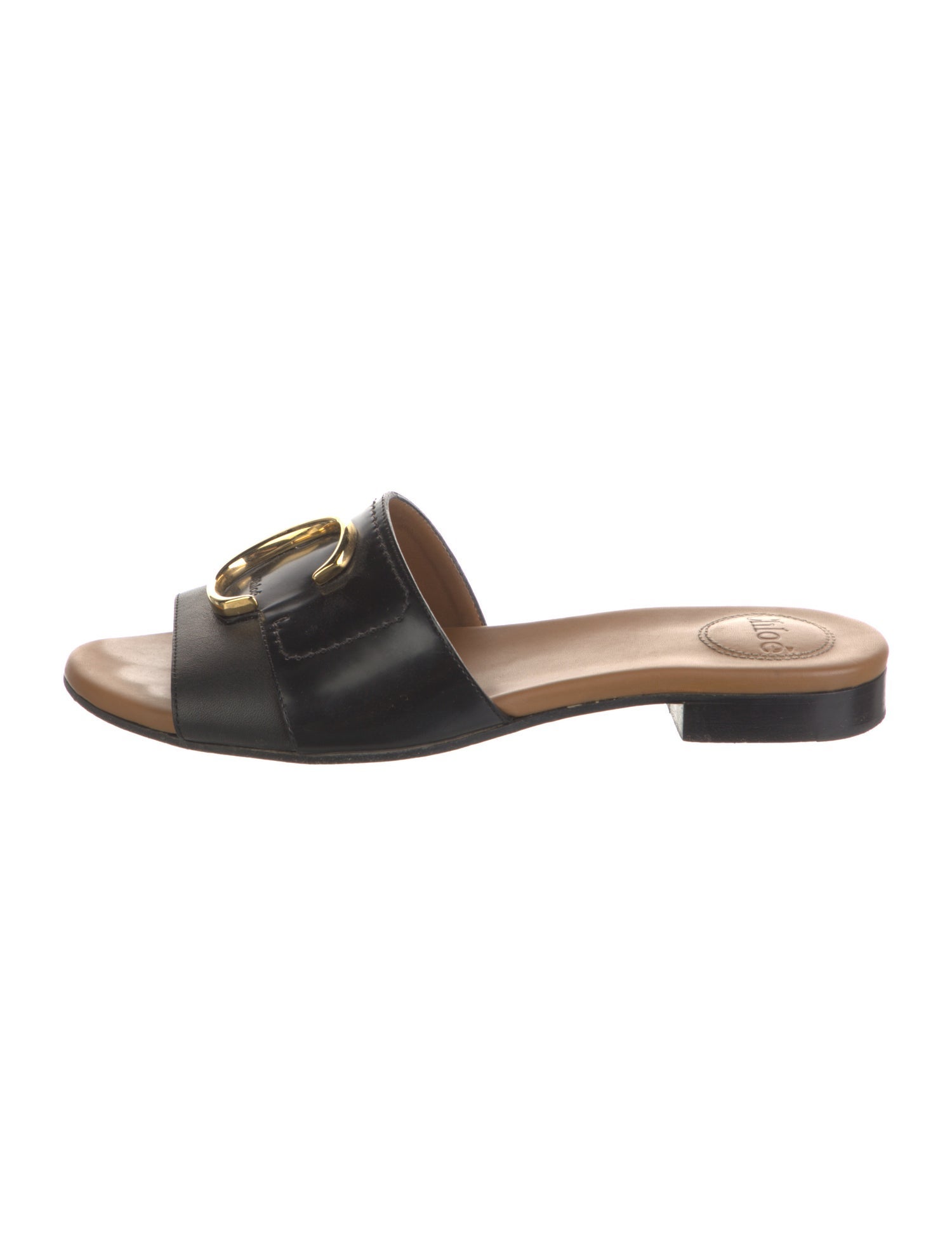 Chloé Leather Slides