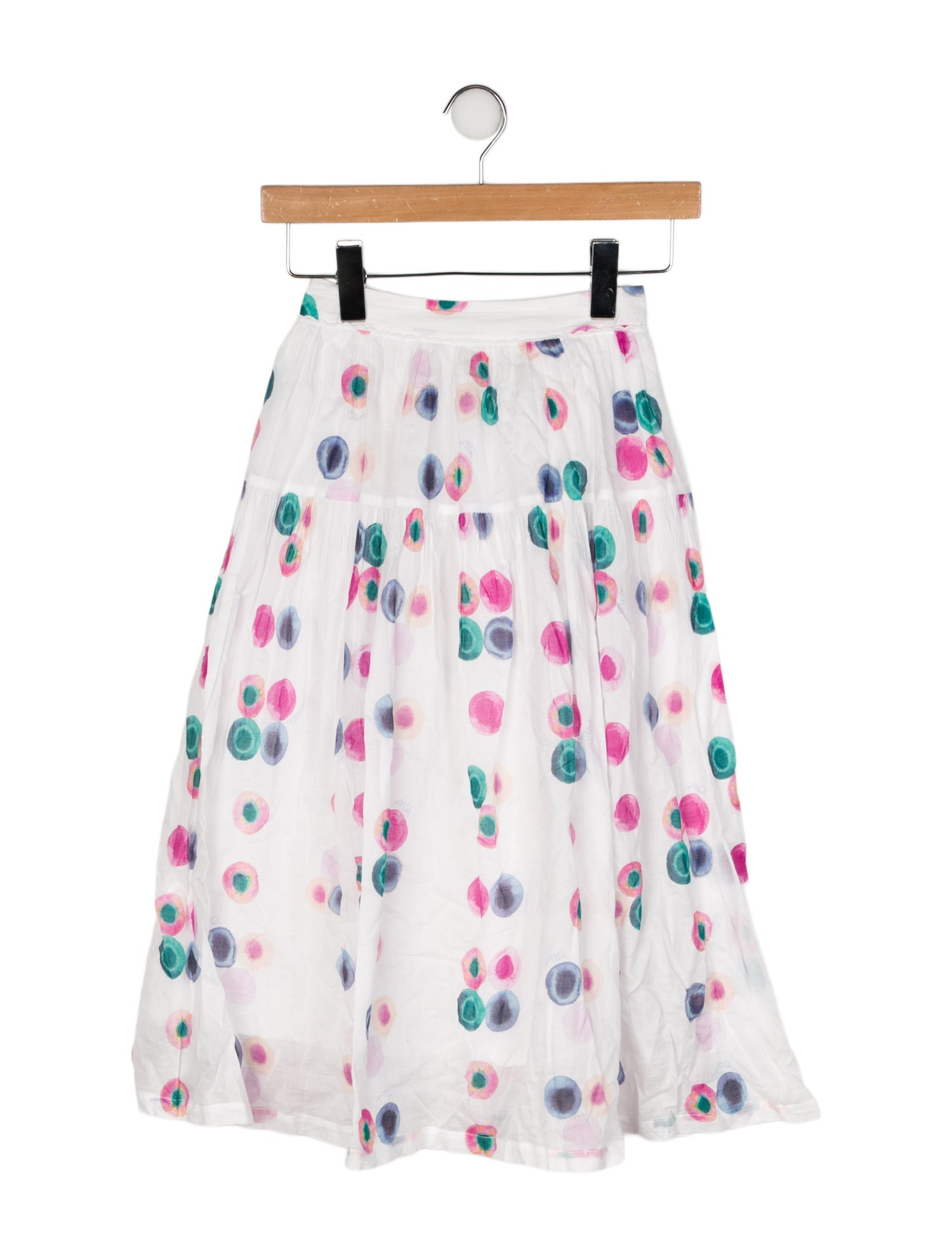 Chloé Girls' Midi Printed Skirt