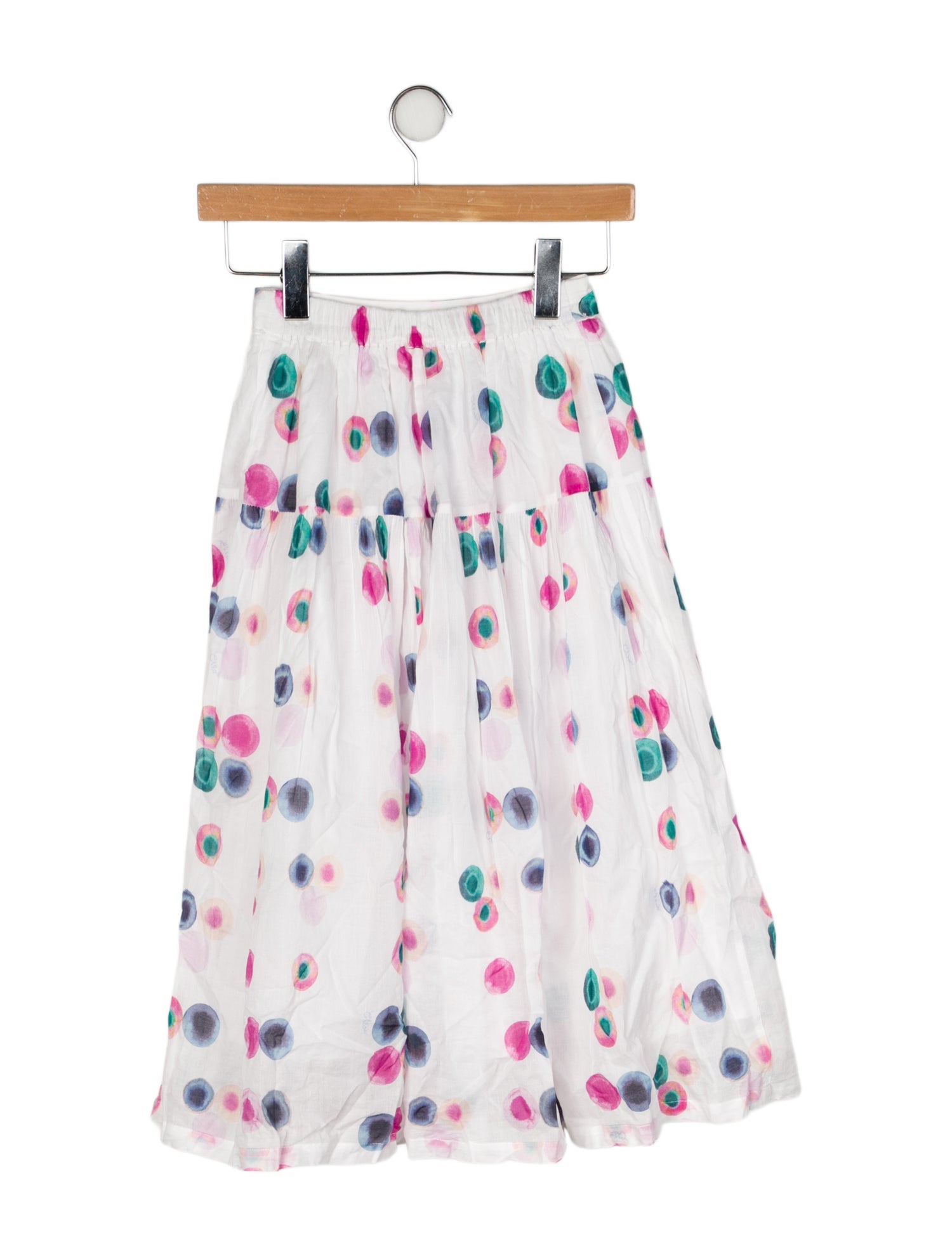 Chloé Girls' Midi Printed Skirt