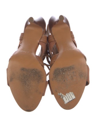 Chloé Canvas Gladiator Sandals