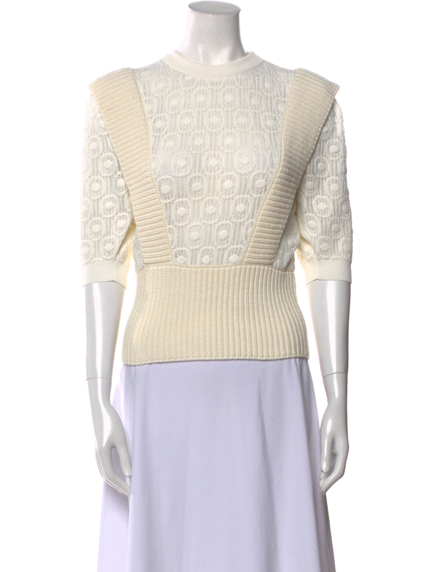 Chloé Printed Mock Neck Sweater w/ Tags