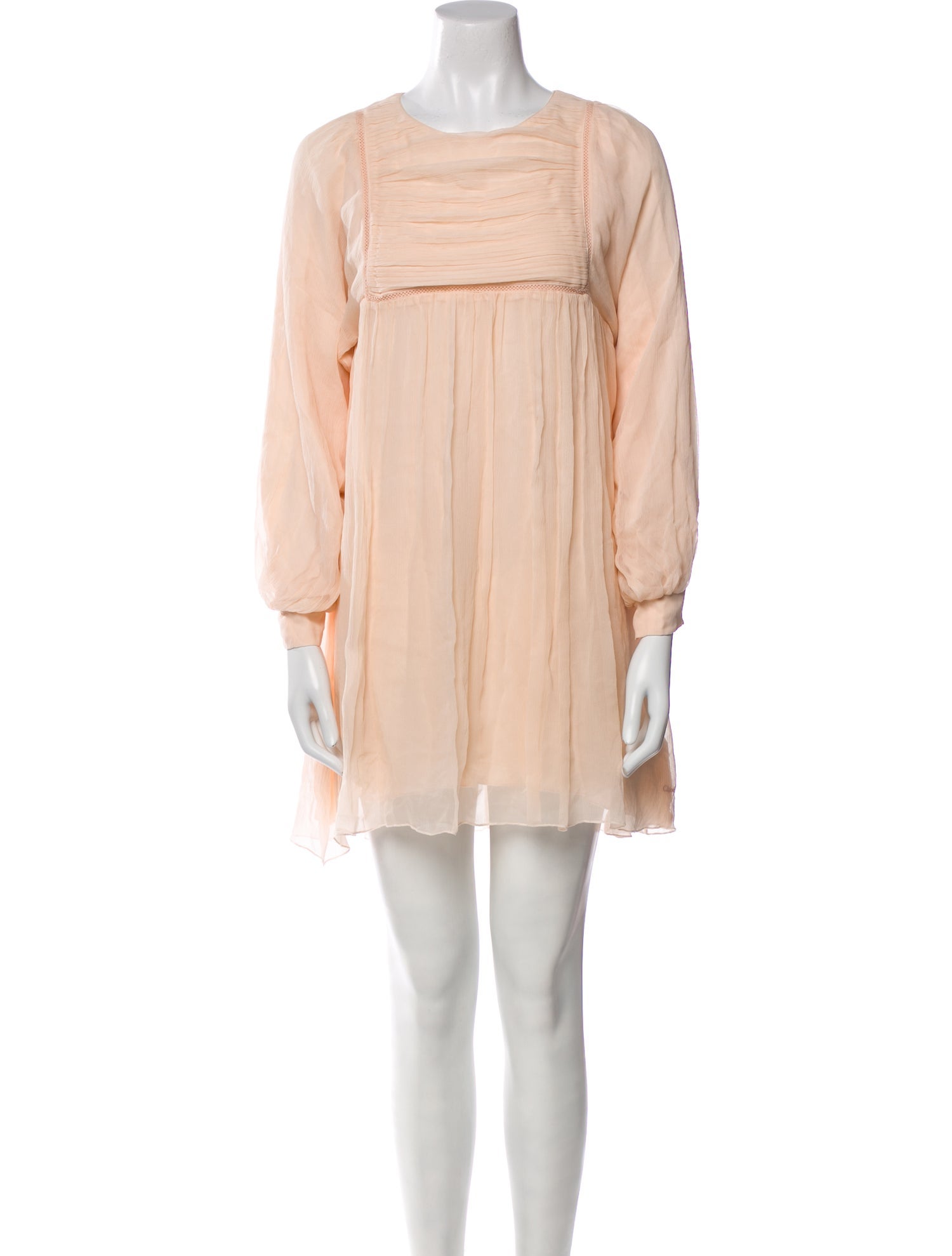 Chloé Girls' Long Sleeve Silk Dress w/Tags
