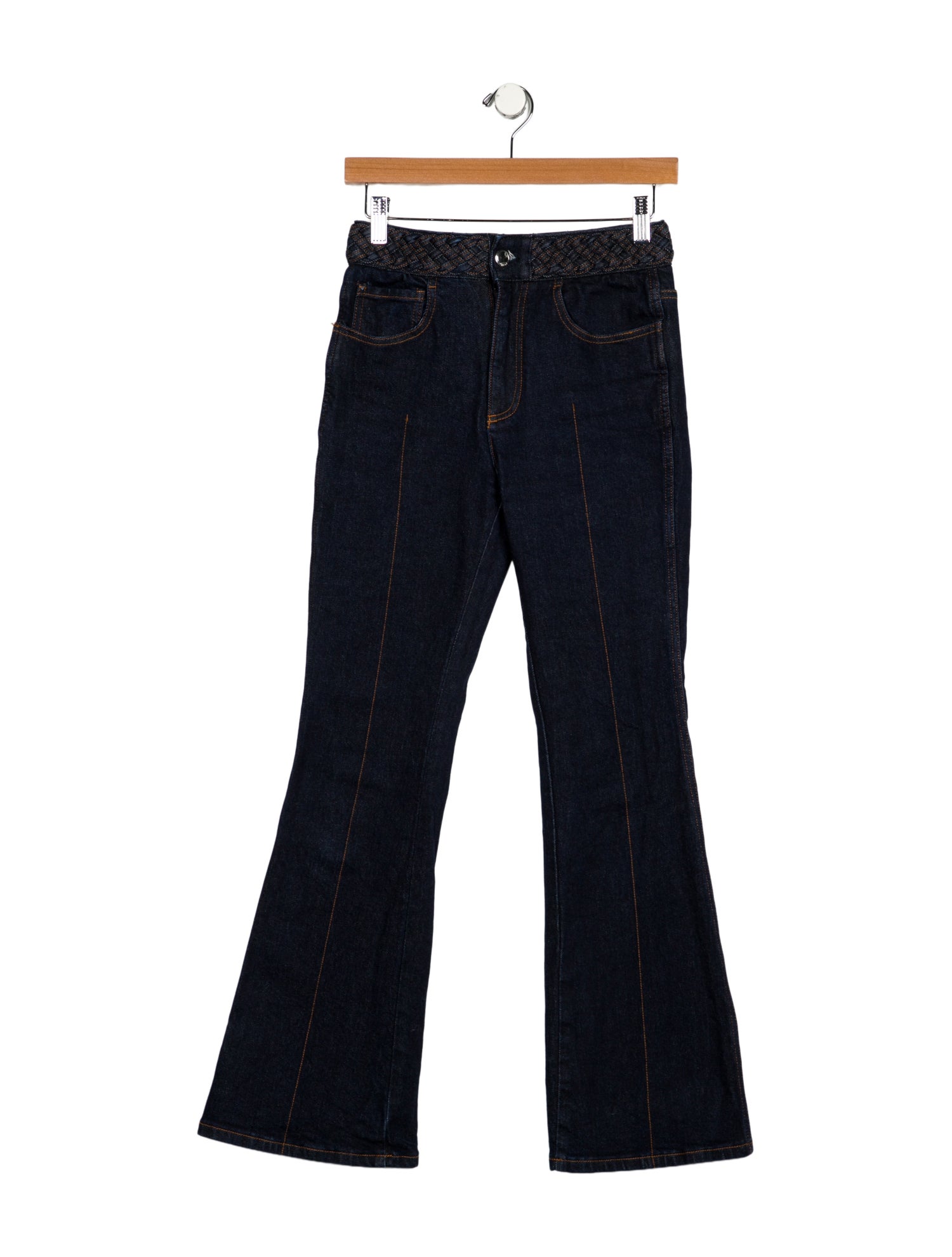 Chloé Mid-Rise Wide Leg Jeans