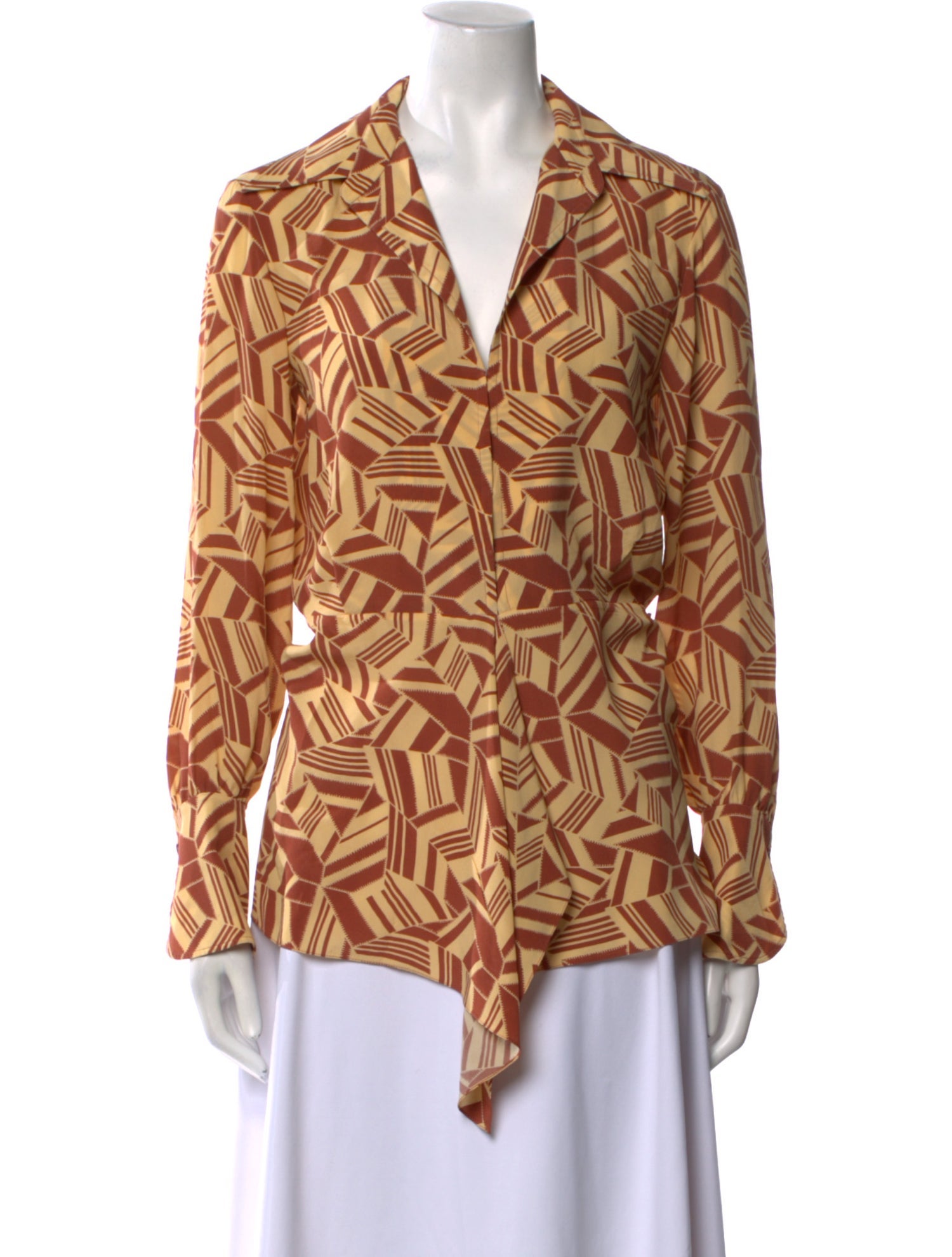 Chloé Silk Printed Blouse