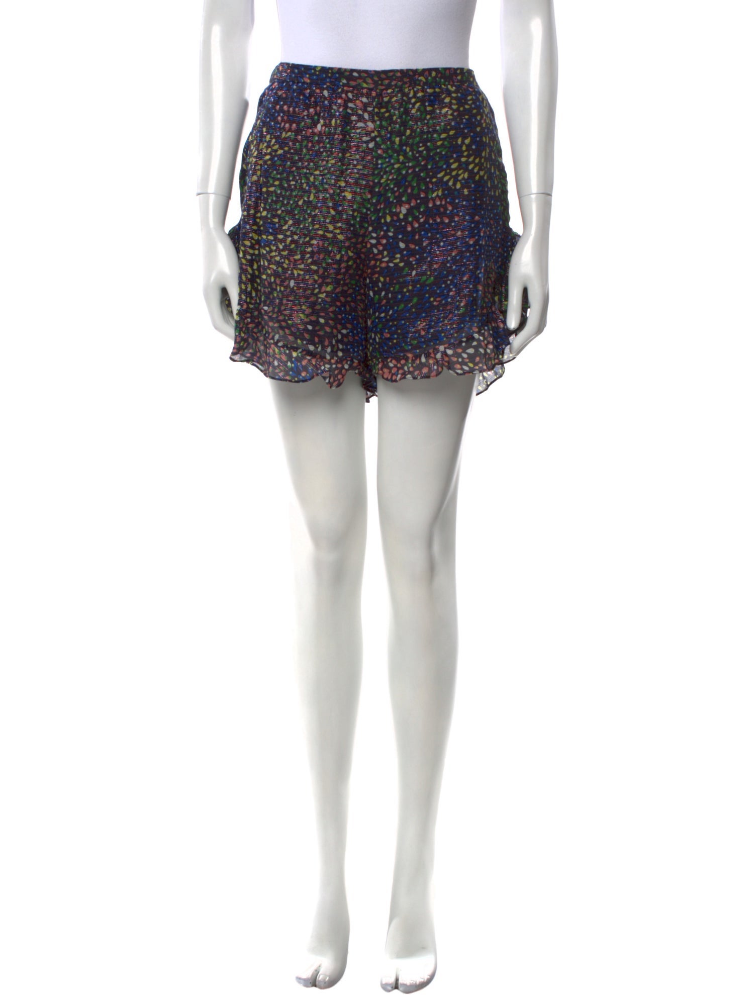 Chloé Floral Print Mini Shorts