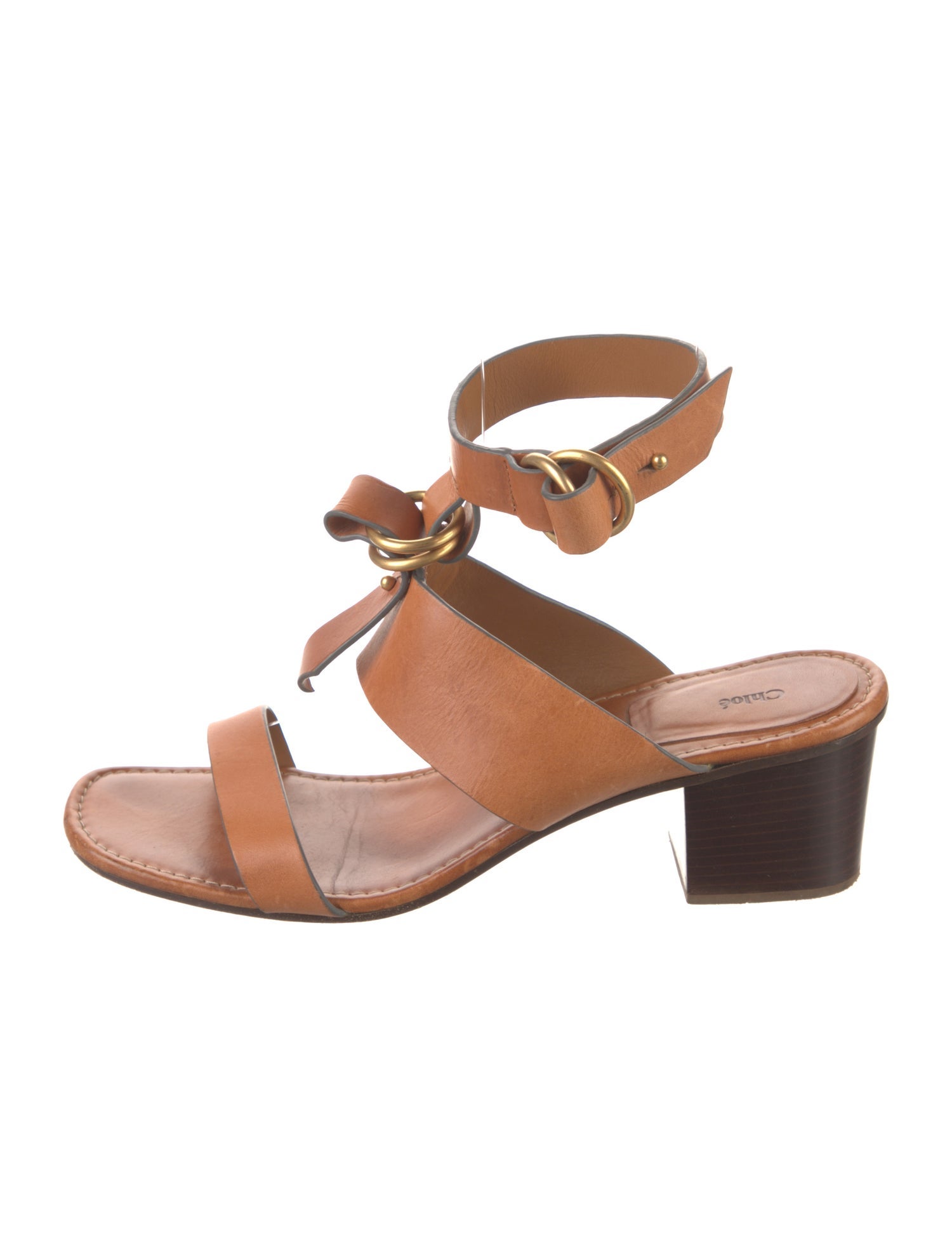 Chloé Leather Gladiator Sandals