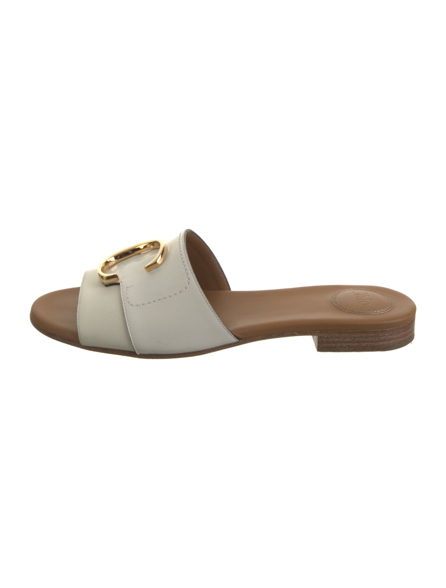 Chloé Leather Slides