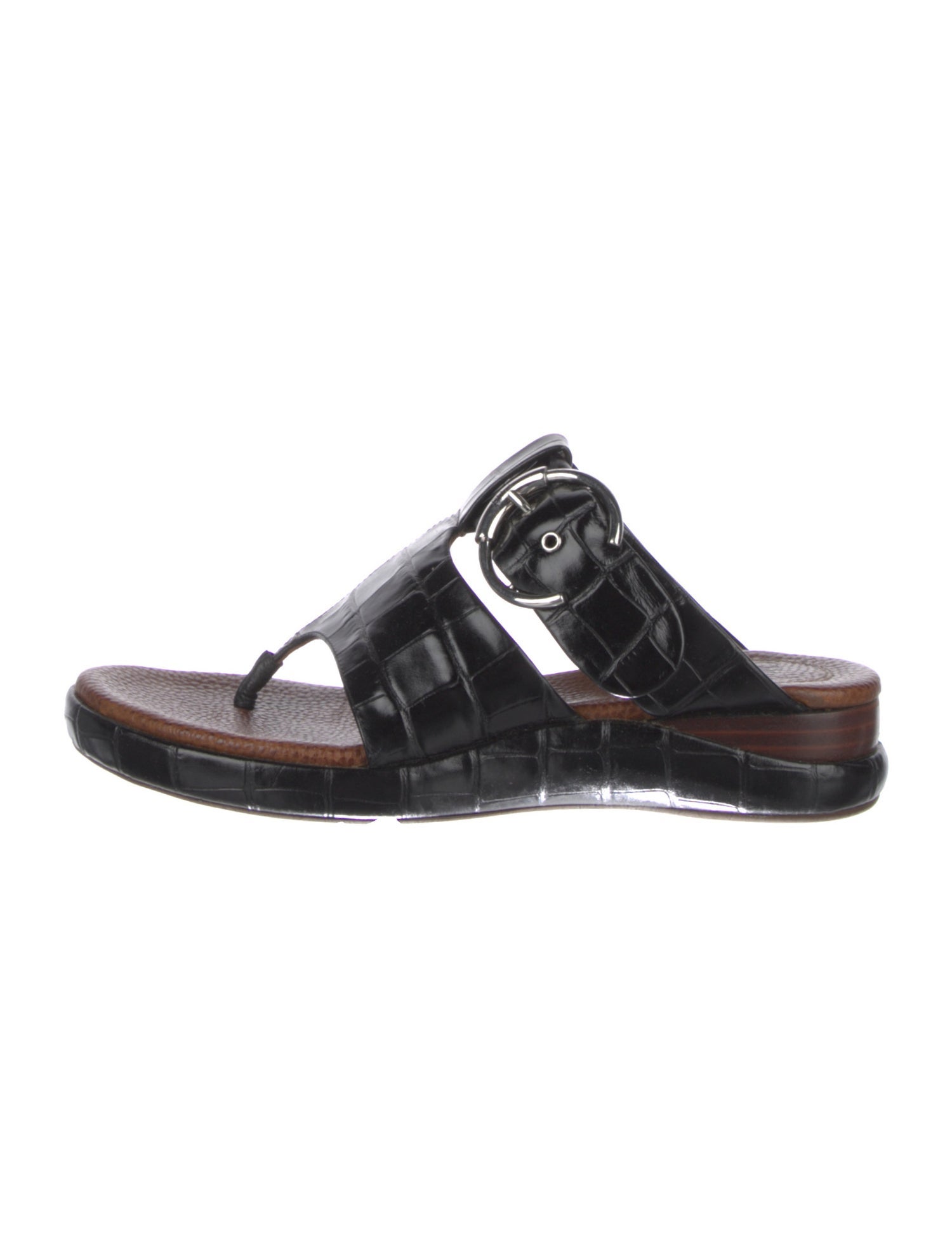 Chloé Leather Flip Flops