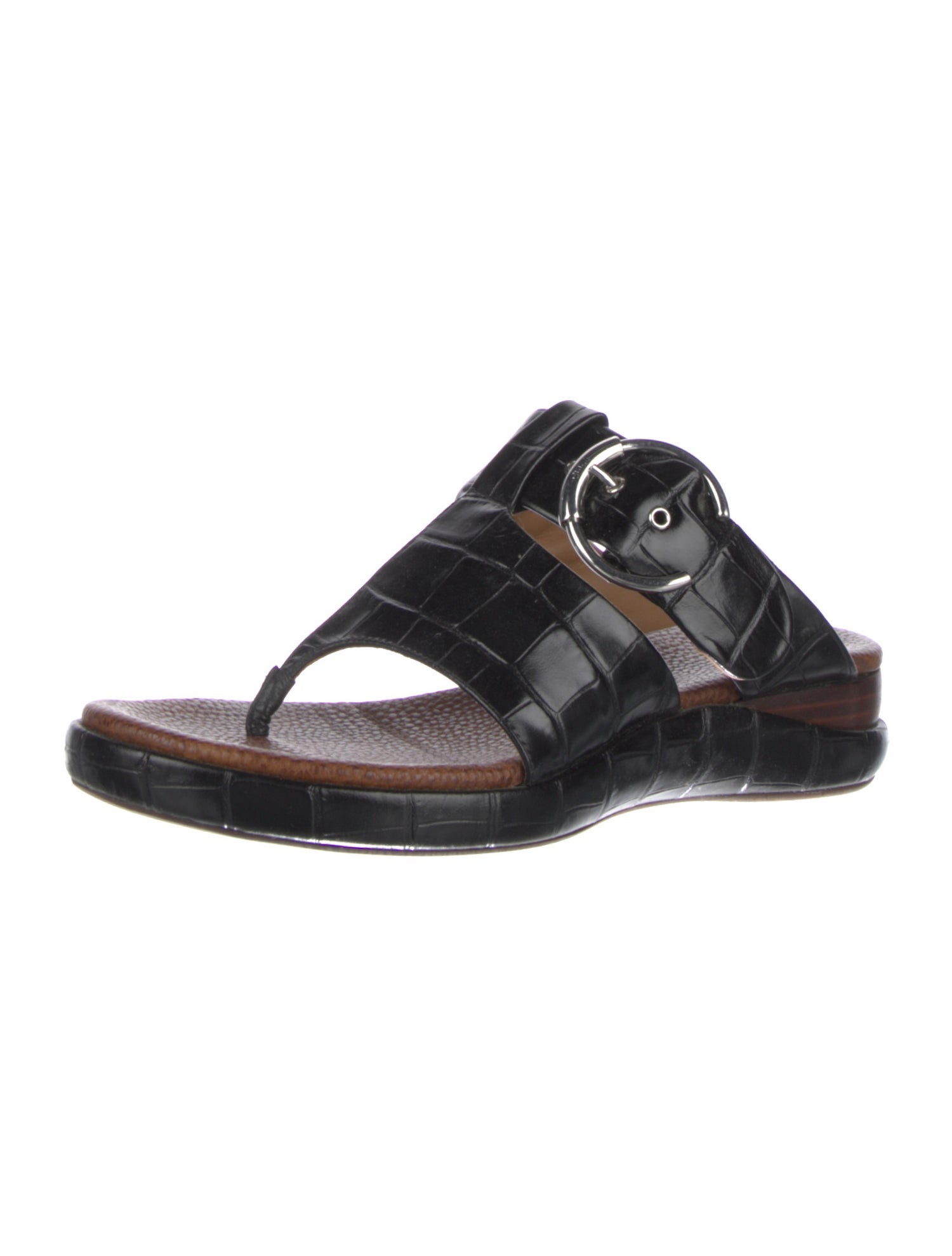 Chloé Leather Flip Flops