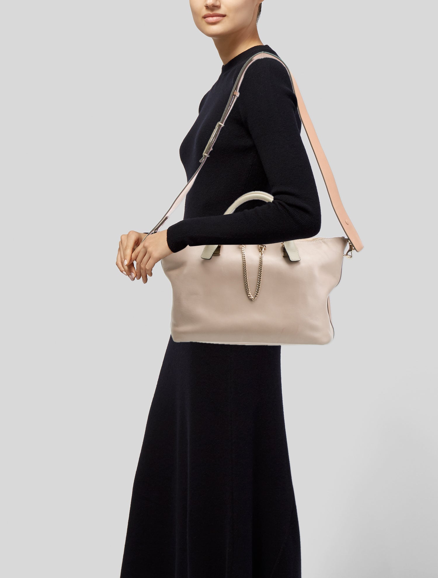 Chloé Leather Top Handle Bag